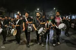 دسته عزاداری هیئت فاطمیون زنجان در شب عاشورا