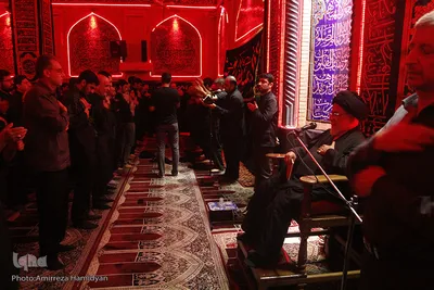 مراسم عزاداری حسینی در مسجد آیت‌الله شفیعی