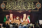 مرثیه سرایی حاج صادق آهنگران در رثای شهادت حضرت فاطمه سلام‌الله‌علیها