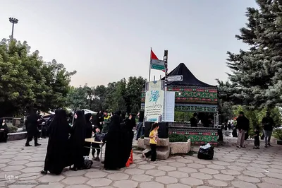 مراسم زیارت عاشورا بسیجیان همدان‎