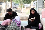 مراسم معنوی دعای عرفه در گلزار شهدای خلدبرین یزد