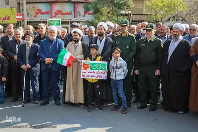 راهپیمایی مردم اهر در محکومیت حادثه تروریستی حرم شاهچراغ