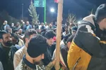 تشییع پیکر شهید «محمود رشنو» در جمع مردم رومشکان