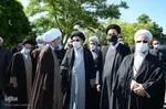 مراسم تشییع و تدفین والده نماینده ولی فقیه در آذربایجان شرقی