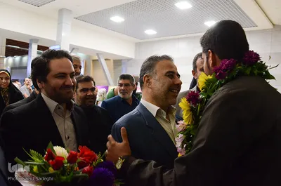 استقبال از سینا طباخی برگزیده مسابقات کشوری قرآن