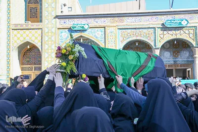 عزاداری شهادت حضرت زهرا(س) در حرم حضرت معصومه(س)