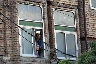 تشییع پیکر شهید مدافع حرم سجاد زبرجدی در محله خانی ابادنو
