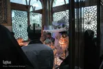 مراسم عقد زوج‌های جوان در آستان علی‌بن مهزیار اهوازی 