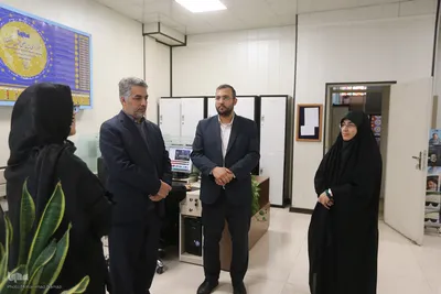 بازدید مدیرکل تبلیغ و امور دینی نهاد نمایندگی مقام معظم رهبری در دانشگاه آزاد