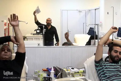 اهدای خون در شب قدر بیست وسوم ماه مبارک رمضان