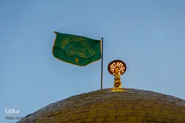 تعویض پرچم حرم حضرت عبدالعظیم(ع)