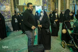 مراسم خداحافظی معتکفین