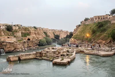 بازدید مسافران نوروزی از سازه‌های آبی شهرستان شوشتر