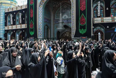 مراسم تاسوعای حسینی در امام زاده صالح(ع) تجریش