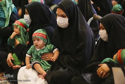 حسینیه ایران؛ سوگواره شیرخوارگان حسینی در حرم شاهچراغ