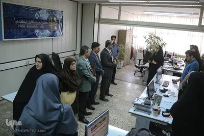 بازدید ابراهیم صادقی فر، معاون فرهنگی و اجتماعی وزارت کار از ایکنا