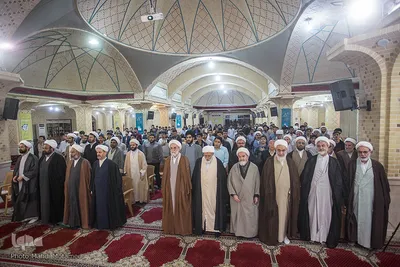 عمامه گذاری جمعی از طلاب استان قزوین