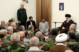 دیدار جمعی از فرماندهان نیروهای مسلح