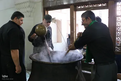 مراسم سنتی 13 محرم در مسجد ملااسماعیل یزد‎
