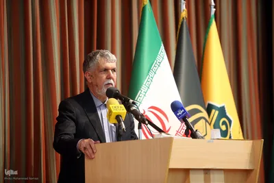 سید عباس صالحی وزیر فرهنگ و ارشاد اسلامی در مراسم تکریم و معارفه رؤسای پیشین و جدید سازمان حج و زیارت