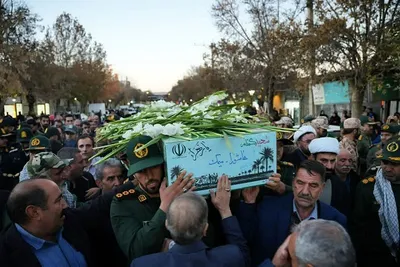تشییع پیکر دو شهید گمنام در الشتر و نورآباد