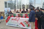 تشییع پیکر شهدای گمنام در همدان‎