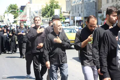 دسته عزاداری در ملایر
