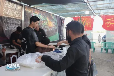 خدمت‌رسانی موکب جوانان قمر بنی هاشم در ملایر