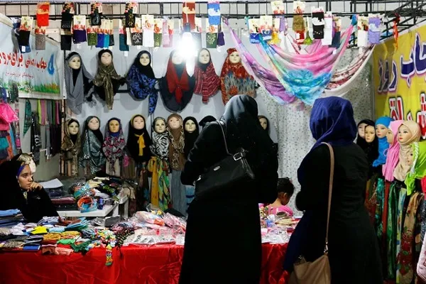 غرفه «عفاف و حجاب»؛ در فرهنگ‌سرای رضوان