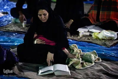  احیای شب قدر در مقبره شهدای دانشگاه امام حسین(ع)