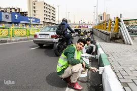 حال و هوای بهاری در شهر تهران