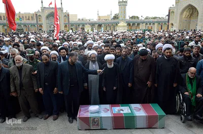تشییع روحانی شهید مدافع حرم، حجت الاسلام محمد حسن دهقانی