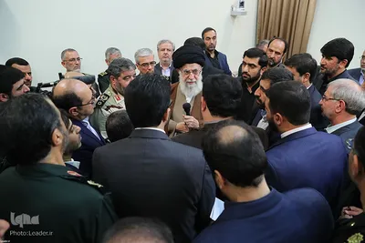دیدار مسئولان سازمان پدافند غیر عامل با رهبر انقلاب