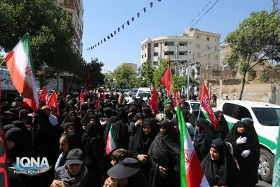 پیاده روی جاماندگان اربعین حسینی در اردبیل