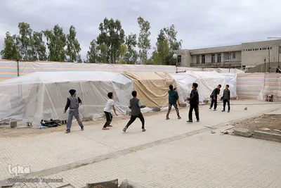 دیدار جامعه قرآنی با زلزله زدگان کرمانشاه