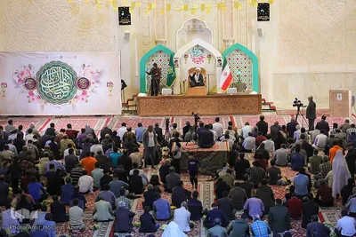 مراسم بزرگداشت آیت‌الله ربانی شیرازی در حرم مطهر