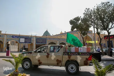 استقبال و تشییع پیکر ۴ شهید حادثه ناوچه کنارک در شیراز