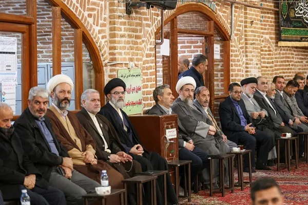 حضور امام جمعه تبریز در هیئت انصارالحسین تبریز