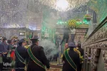 گل آرایی و گل باران مضجع شریف حضرت شاهچراغ(ع)‎‎