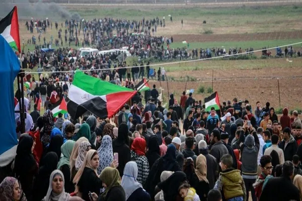آمادگی فلسطینیان برای پنجاه و چهارمین جمعه تظاهرات بزرگ