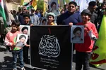 راهپیمایی روز قدس همراه با تشییع دو شهید در یزد‎