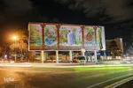 رونمایی از دیوارنگاره میدان امام حسین(ع) شیراز