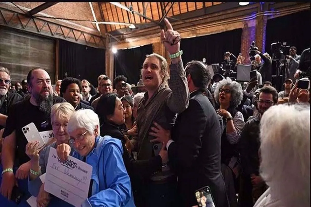 Biden Speech Interrupted by Pro-Palestine Protester Demanding An End to Gaza Genocide  
