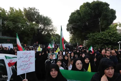 اجتماع ضد صهیونیستی دستجات و هیئات حسینی تبریز