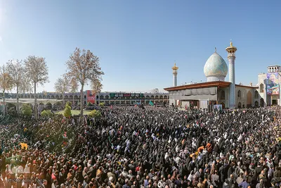 عزاداری شهادت سردار قاسم سلیمانی در شیراز