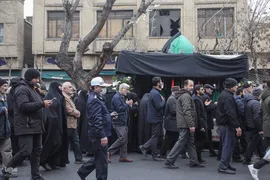 مراسم تشییع پیکر مطهر آیت‌الله امامی کاشانی