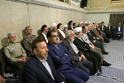 دیدار مسئولان نظام و سفرای کشورهای اسلامی با رهبر انقلاب