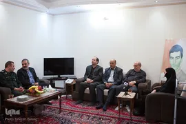 دیدار هفتگی جامعه قرآنی با خانواده طلبه شهید سیدعلی‌اکبر فاطمی نیری
