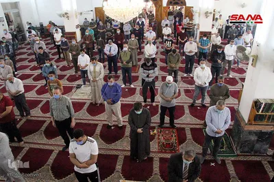 اقامه نماز جمعه در طَرطوس سوریه
