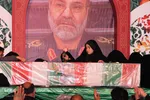 آیین وداع با پیکر سردار شهید محمدرضا زاهدی در گلستان شهدای اصفهان